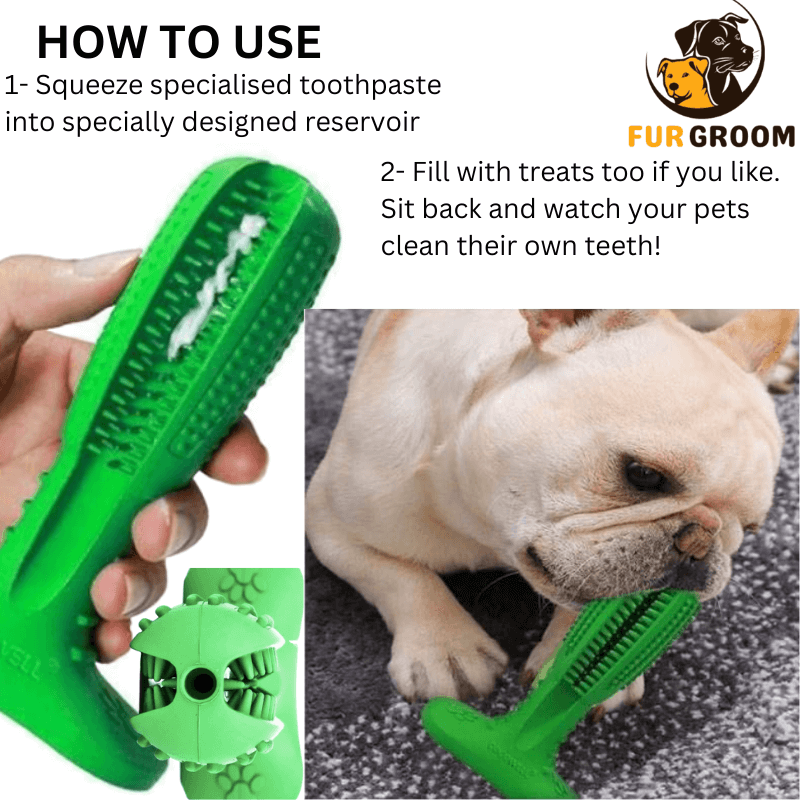 FurGroom™ Specialised Pet Toothpaste and Brush