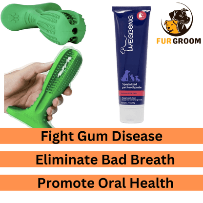 FurGroom™ Specialised Pet Toothpaste and Brush